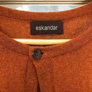 Eskandar cashmere cardigan sweater